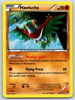Hawlucha (Cosmos Holo) Blister Exclusives 063/111 Pokemon Card LP - Image 1