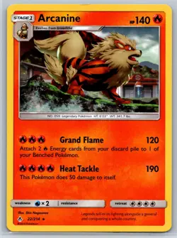 Arcanine (Cosmos Holo) Unbroken Bonds 22/214 Rare Pokemon Card NM - Image 1