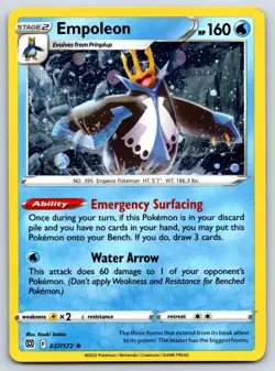 Empoleon - Cosmos Holo - Brilliant Stars 037/172 Promo Pokemon Card LP - Image 1