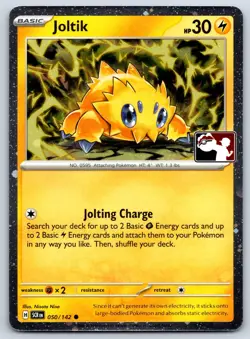 Joltik - Prize Pack Series 7 - Stellar Crown Cosmos Holo Pokemon Card NM - Image 1