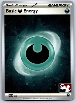 Basic Darkness Energy Prize Pack Series 7 Stellar Crown Cosmos Holo Pokemon Card - Image 1