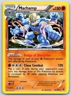 Machamp (Cosmos Holo) Blister Exclusives 049/101 Pokemon Card LP - Image 1