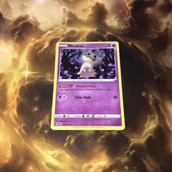 Pokemon TCG - MIMIKYU - Cosmos Holo - Darkness Ablaze Rare Blister Promo Card - Image 2