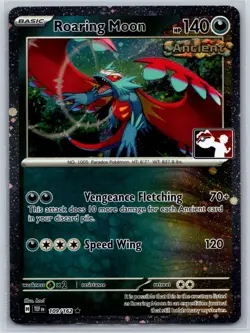 Roaring Moon (Cosmos Holo) Prize Pack Series 109/162 Pokemon Card NM - Image 1