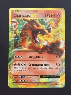 Charizard EX 12/108 - Evolutions - Near Mint NM Full Art Pokemon Card - Image 1