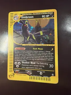 Umbreon Holo Aquapolis H29/H32 ENG - Pokemon Rare Holographic Card - Image 2
