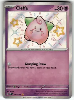 Cleffa 150/091 SV: Paldean Fates NM Pokemon Card TCG - Image 1