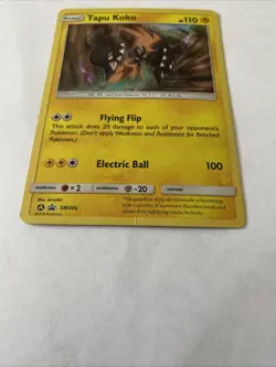 Tapu Koko - SM30A Alternate art- Pokemon Promo Sun & Moon Holo Rare Card NM - Image 3