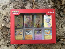 Pokemon TCG *SEALED* Sam’s Club 151 (4 Mini Tins + 4 Promo Cards) 🔥 S&V 151 - Image 1