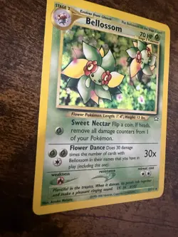Pokemon TCG Bellossom Neo Genesis Holo Unlimited Rare Card 3/111 LP - Image 2