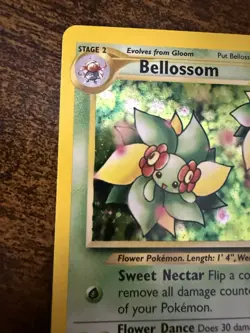 Pokemon TCG Bellossom Neo Genesis Holo Unlimited Rare Card 3/111 LP - Image 4