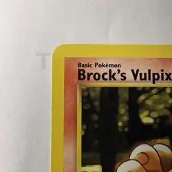 Pokemon Card 1st Edition Brock’s Vulpix 73/132 Gym Heroes Common Wotc 2000 Mint - Image 2