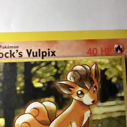 Pokemon Card 1st Edition Brock’s Vulpix 73/132 Gym Heroes Common Wotc 2000 Mint - Image 3
