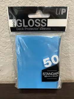 Ultra PRO 50ct GLOSSY Standard Deck Protector Sleeves MTG Pokemon Choose Color - Image 1