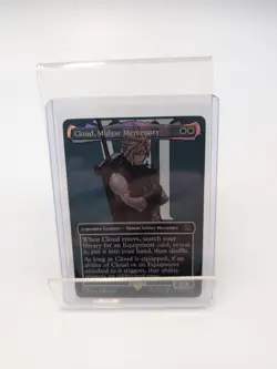 Cloud Midgar Mercenary Surge Foil Borderless English MtG Final Fantasy - Image 1