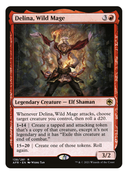 MTG - Delina, Wild Mage - Rare - Adventures in the Forgotten Realms (AFR) - M/NM - Image 1