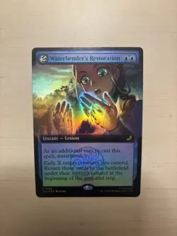 Waterbender's Restoration (Extended Art) Foil NM. Avatar: The Last Airbender - Image 1