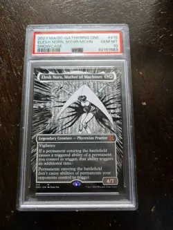 Elesh Norn Mother Of Machines Borderless Showcase English PSA 10 MTG - Image 1