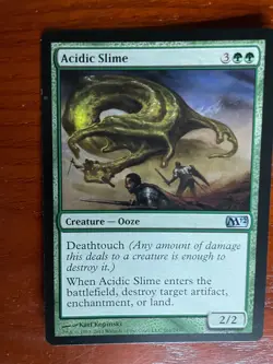 MTG Acidic Slime SINGLE USED EXCELLENT CONDITION SEE PHOTOS - Image 1