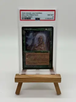 1995 Magic The Gathering MTG Willow Priestess Homelands PSA 8 Pop 3 & 3 Higher - Image 1