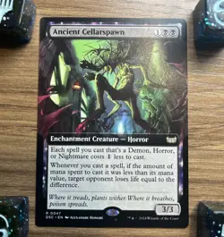 MTG Ancient Cellarspawn (Extended Art) [Duskmourn, Near Mint] - Image 1