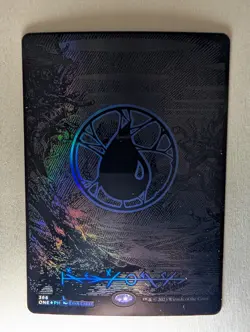 6x sets - Compleat Bundle Oil-Slick Full Art Phyrexian Basic Lands - MTG ONE - Image 4