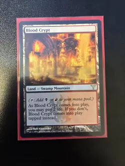 MTG Blood Crypt, Dissension #171, Rare, NM - Image 1