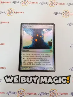 MTG | Myr Turbine | Mirrodin besieged | Foil | Moderately Played | English - Image 1