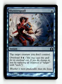 MTG | Blustersquall | RTR | Foil | Moderately Played | English - Image 1