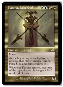 MTG Karona, False God - Scourge Moderately Played English - Image 1