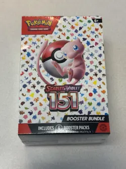 Pokemon TCG Scarlet and Violet 151 Booster Bundle 6 Booster Packs, New Sealed - Image 1