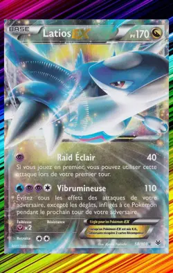 Latios Ex - XY6:Ciel Rugissant - 58/108 - Carte Pokemon Francaise - Image 1