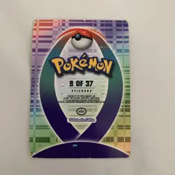 Pokemon Topps Sticker 09/37 Misdreavus TV Animation Series - Image 2
