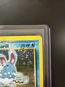 Pokemon Neo Genesis Azumarill 2/111 Holo LP Lightly Played SWIRL - Image 3