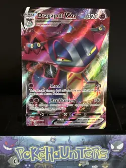 Pokemon Card Dragapult VMAX 093/192 Rebel Clash Full Art Ultra Rare Near Mint - Image 1