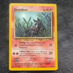 Houndour 24/75 Rare Neo Discovery Regular pokemon MP - Image 1