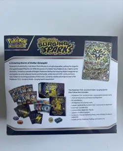 Pokemon TCG Scarlet & Violet Surging Sparks Elite Trainer Box ETB FACTORY SEALED - Image 3