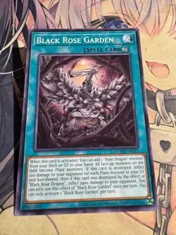 YUGIOH Asian-English Black Rose Garden x3 DOOD-AE055 Common - Image 2