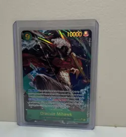 One Piece TCG English OP14-119 Dracule Mihawk Alt Art Parallel - Image 1