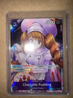 Charlotte Pudding Parallel Rare OP08-067 Alternate Art One Piece TCG ENGLISH NM - Image 1