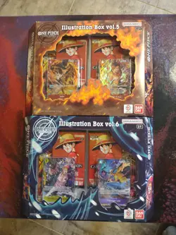 One Piece TCG Illustration Box Vol 5 and Vol 6 BUNDLE SEALED - Image 1