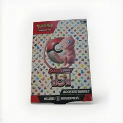 Pokemon 151 Scarlet Violet Booster Bundle 6 Packs, New Sealed TCG Cards - Image 1