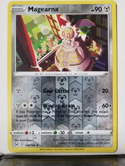 REVERSE HOLO Magearna 128/196 NM RARE Lost Origin Pokemon Card $2 Flat Shipping - Image 1