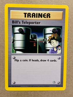 Bill's Teleporter 91/111 Neo Genesis - Uncommon Pokemon Card - NM/Mint - Image 1
