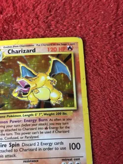 Charizard 004/102 Base Set Holo Wotc Pokemon Card 1999 Grail Played - Image 3