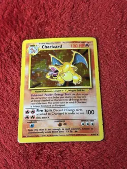 Charizard 004/102 Base Set Holo Wotc Pokemon Card 1999 Grail Played - Image 5