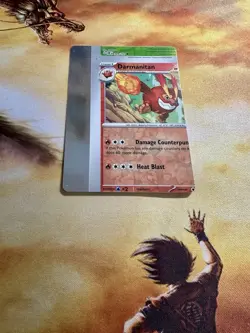 Pokemon Card - Error Miscut NFC Darmanitan Obsidian Flames 035/197 Reverse - Image 1