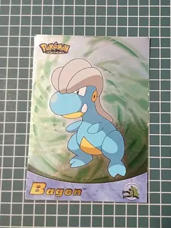 Holofoil Pokemon 2003 Topps Advanced Bagon Silver Foil Holo #16 Vintage Card - Image 1