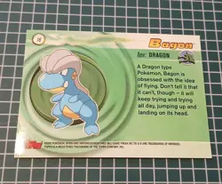 Holofoil Pokemon 2003 Topps Advanced Bagon Silver Foil Holo #16 Vintage Card - Image 5