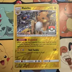 Raichu 41/147 4th Place Reverse Holo Pokemon League Challenge Promo TCG Card - Image 2